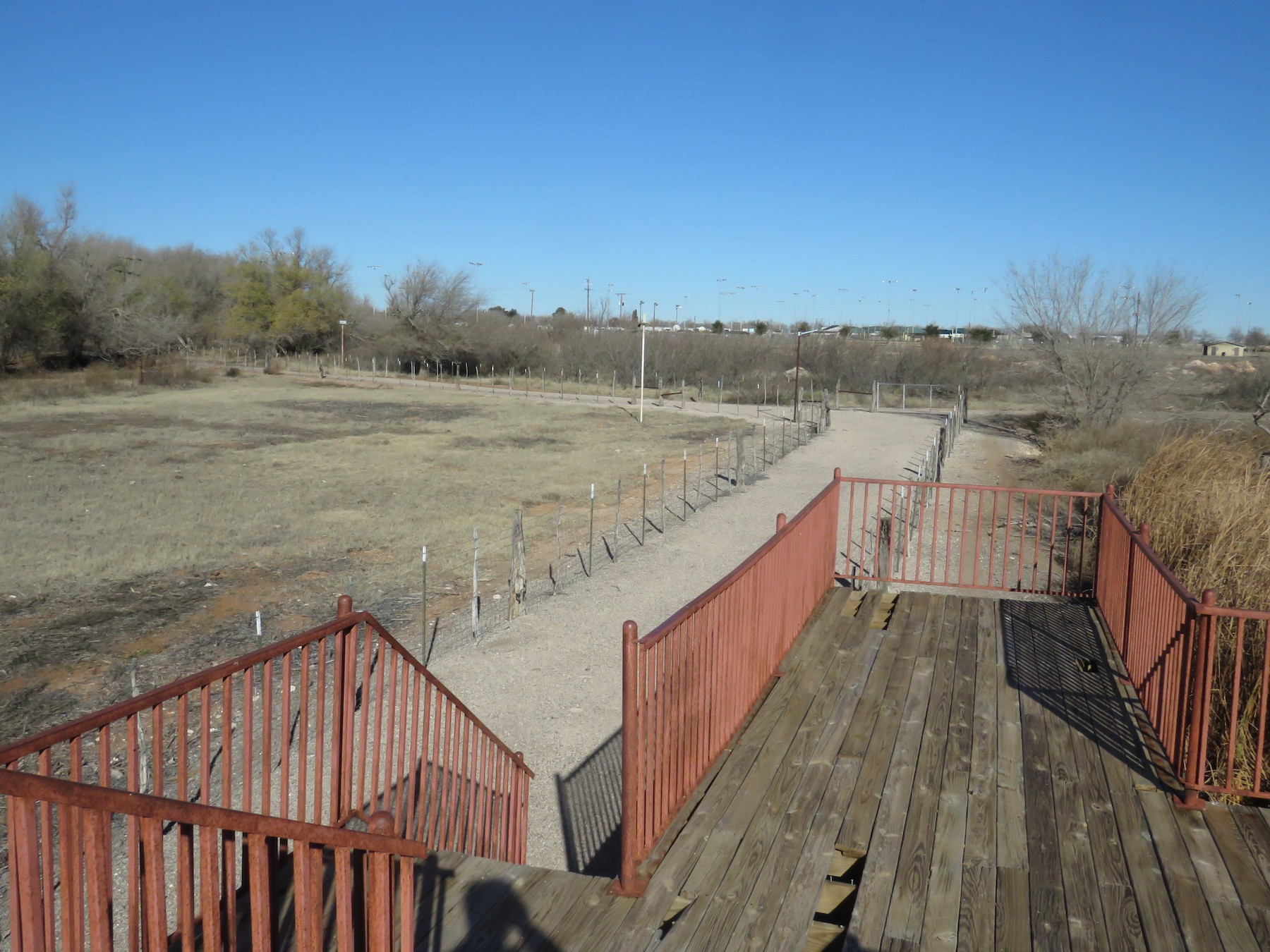 The Andrews bird viewing area